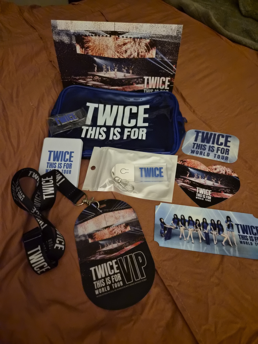 TWICE "This Is For" World Tour VIP Merch Set - Blue/White